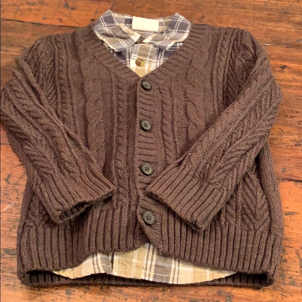 Size 2 T boys sweater and button up